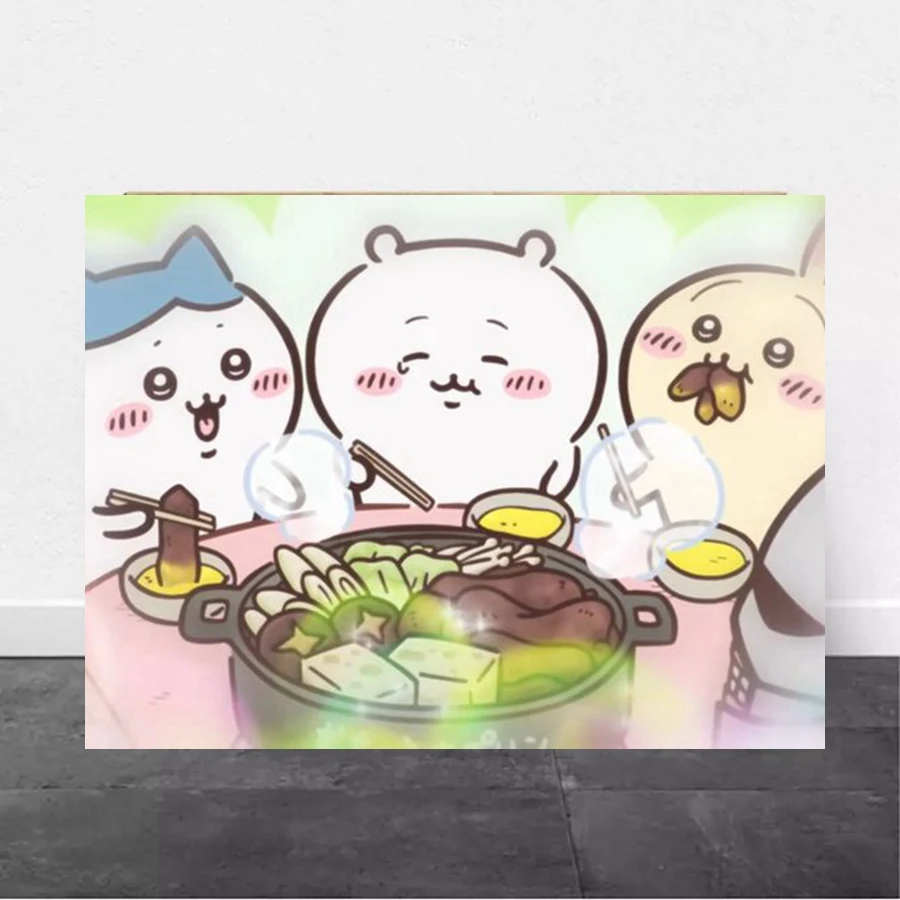 2024 جديد Chiikawa 5D الماس اللوحة فسيفساء اليابانية الكرتون أنيمي الفن عبر عدة خياطة التطريز الراين الأطفال هدية #2