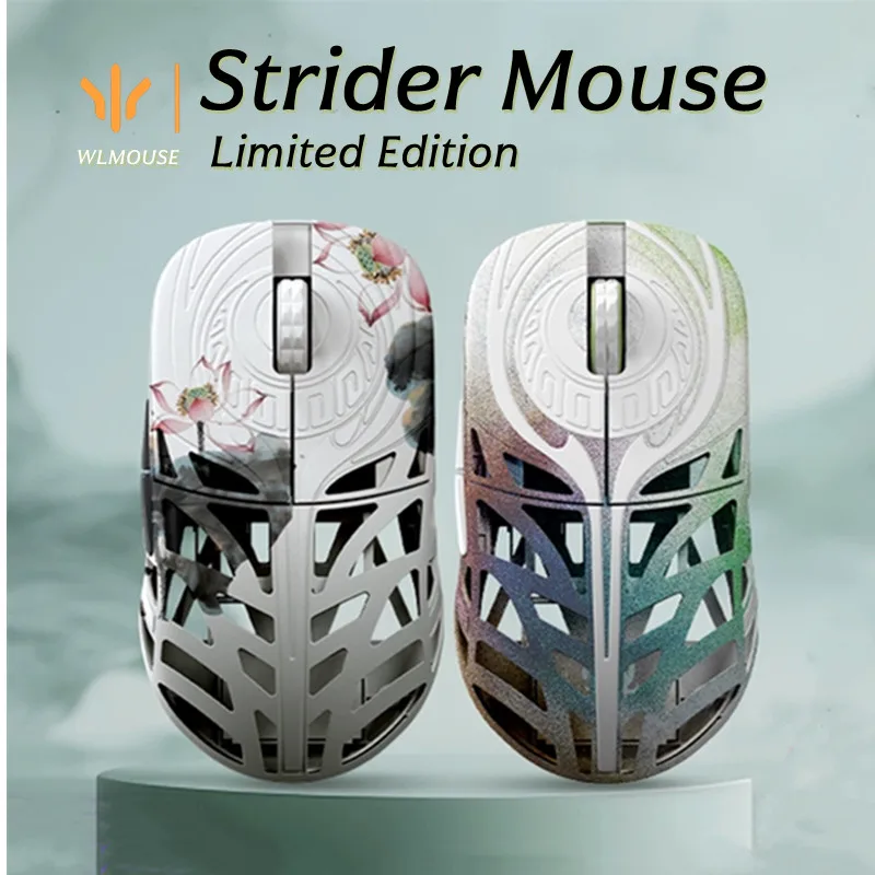 

WLMOUSE Strider Magnesium Gaming Mouse 45 г сверхлегкая беспроводная игровая мышь из магниевого сплава PAW 3950 HS Sensor для ПК/ноутбука/Mac