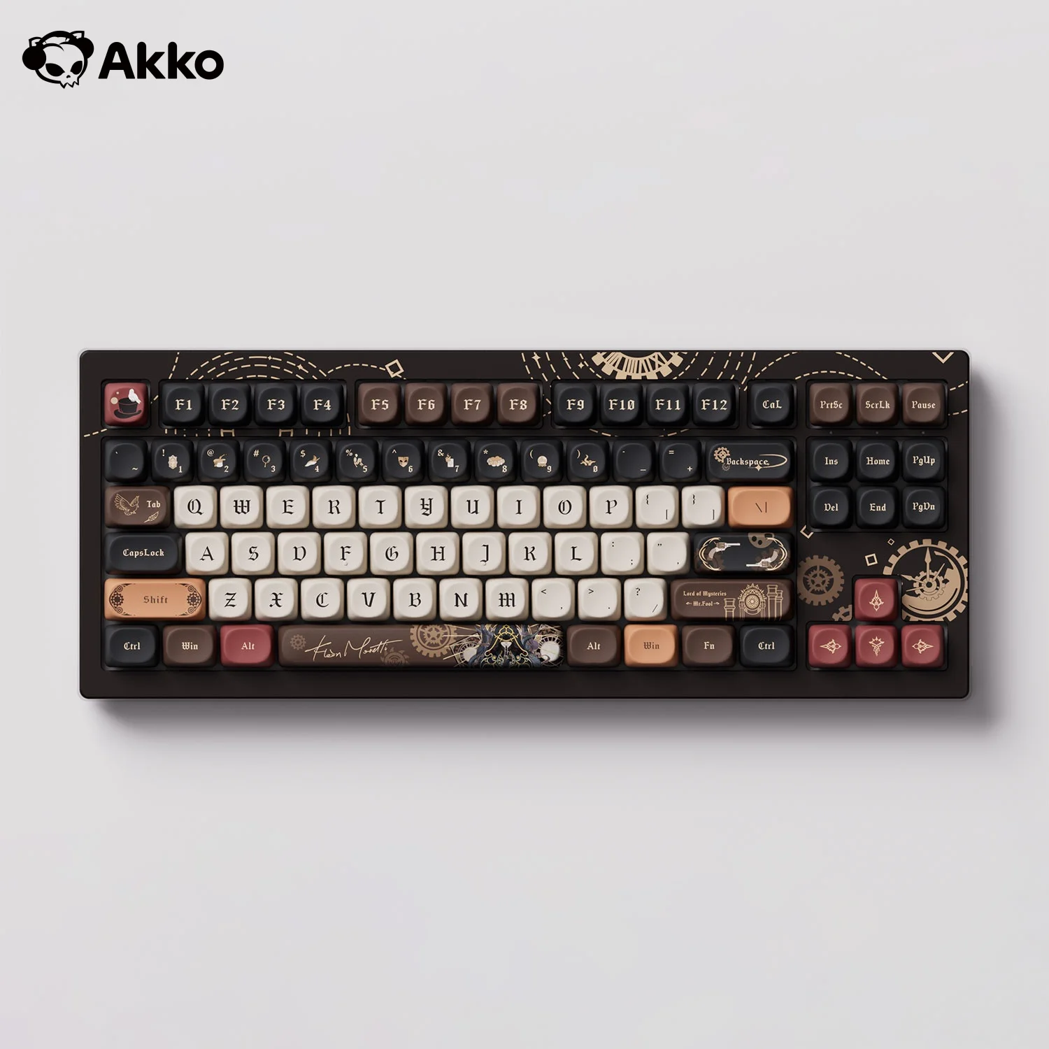 

Akko 5087B V2 Wireless Mechanical Keyboard 80% TKL Layout RGB Hot-swappable Tri-mode Custom Gaming Keyboard Gasket Structure