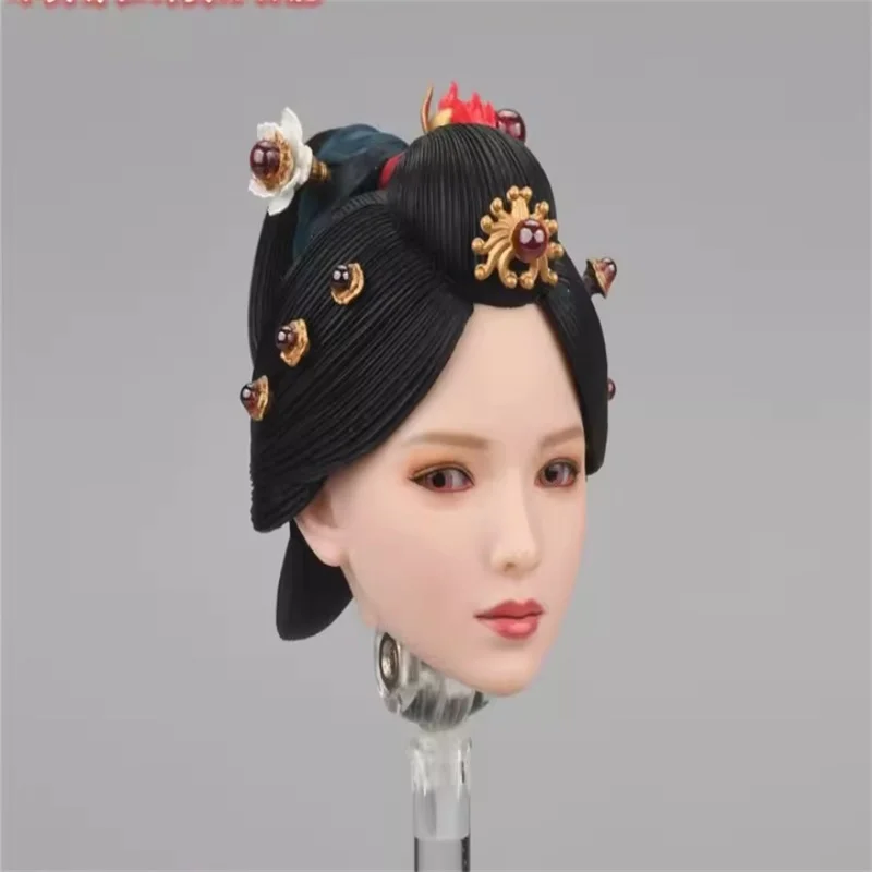 I8 Toys I8-C006 A 1/6 Female Ming Dynasty Head Carving Long Jacket Horse-face Skirt Shoes Fit 12'' Action Figure Body In Stock