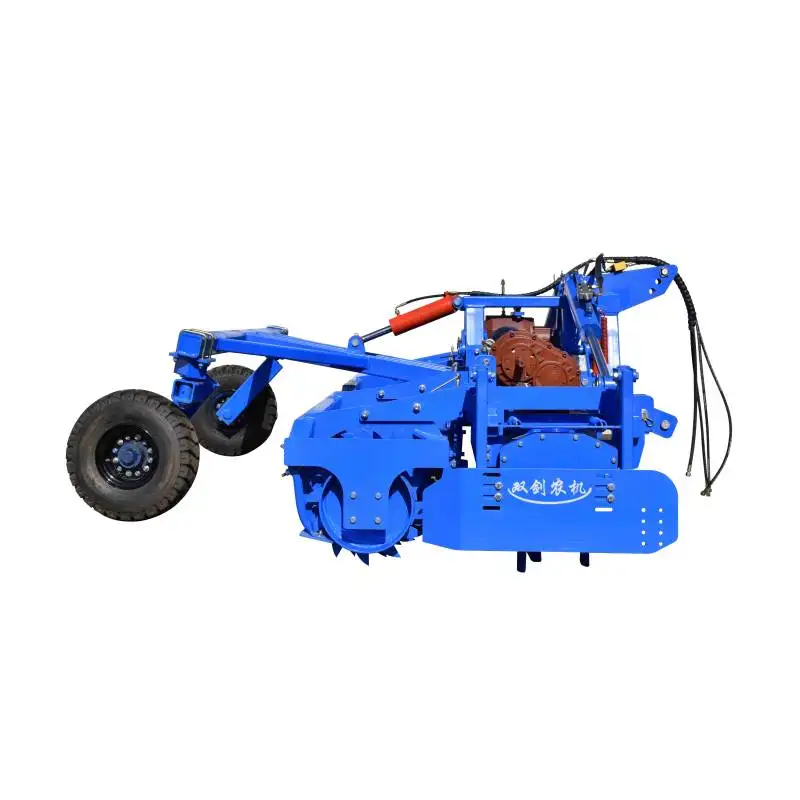 Cultivador de rastrillo de accionamiento plegable Farm Power alimentado por PTO con componentes del núcleo del motor de la caja de cambios