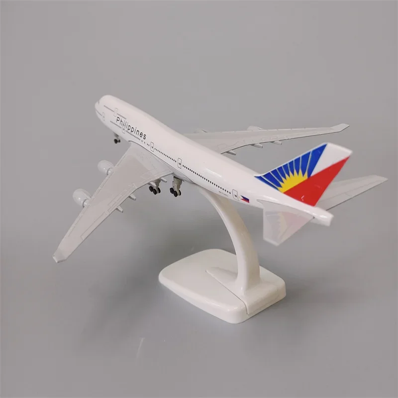 

20cm Alloy Metal PHILIPPINES Airlines Boeing 747 B747 Airways Diecast Airplane Model Plane Model Aircraft w Wheels Landing Gears