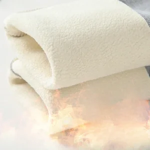 بنطال ضيق حراري سميك للنساء أسود رفيع عالي الخصر مترابطة مريح تمتد شتاء 2024 أعلى 12 طماق من مادة البولي أميد والإيلاستين - رقم 10