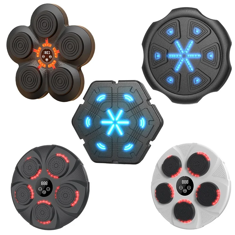 2026 Factory Wholesale Customized Smart Music Boxing Machine Target Sports Fitness Boxing Trainer Home Exercise Boxing Wall Targ