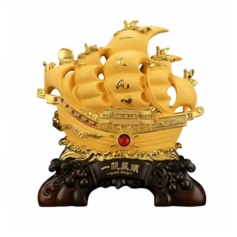 

Фигурка парусника, тема «Гладкое плавание», декор для офиса, талисман удачи, подарок на новоселье