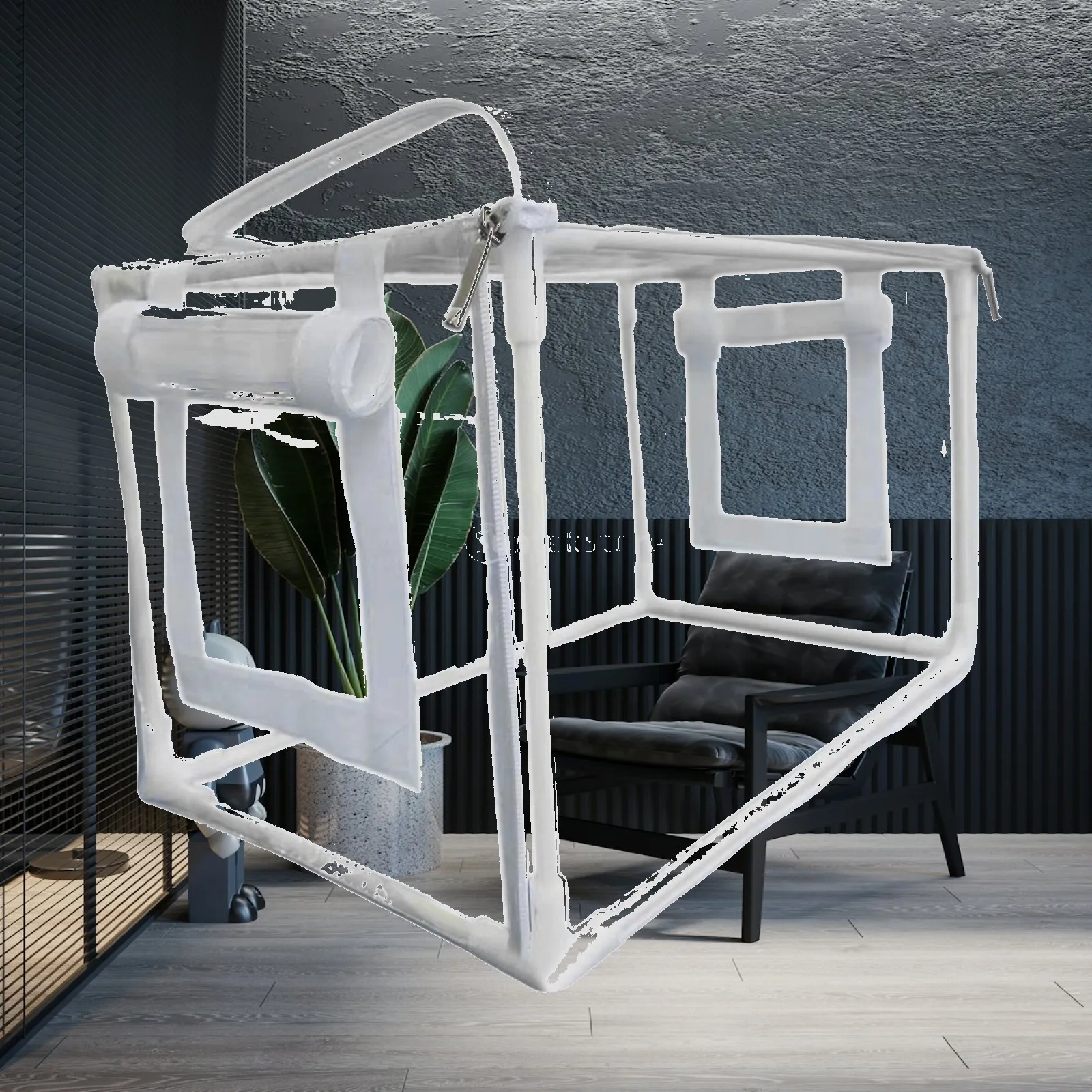 Still Air Box PVC Cover for Greenhouse with Frame for Planters