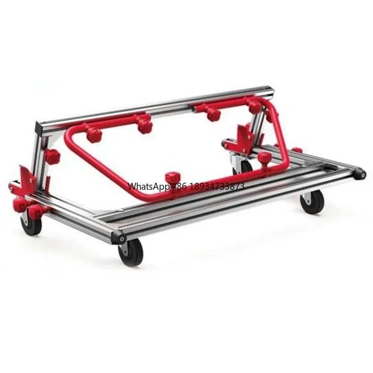 Large Ceramic Tile Handling Tools Foldable Carts for Transporting Large Glass Can be Used in Conjunction with Plate Lifters