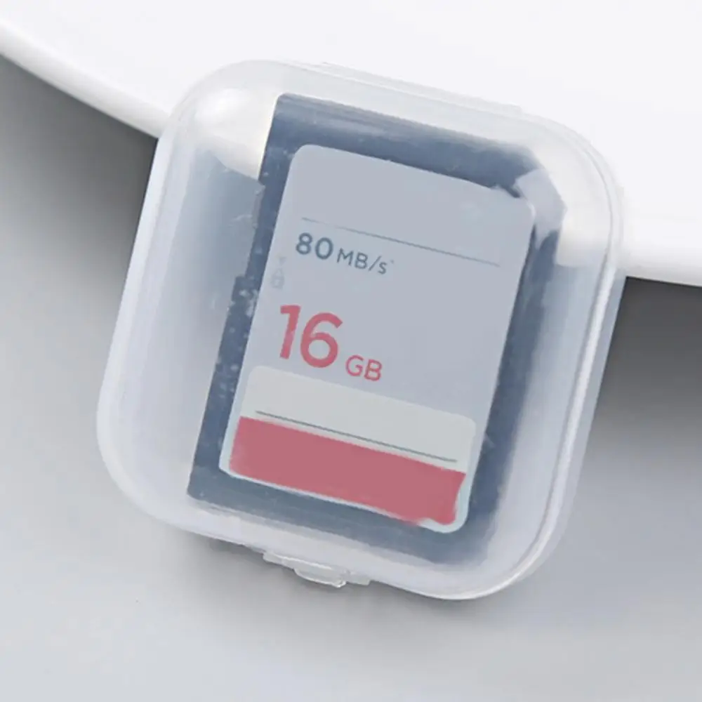 Mini caja de almacenamiento de plástico transparente, estuche de almacenamiento de joyas, cajas de acabado de anillos y pendientes, cajas de contenedores de almacenamiento de artículos pequeños