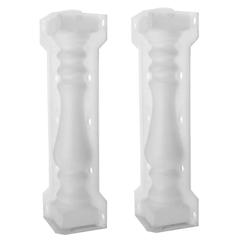 Coluna Romana Molde Varanda Jardim Piscina Cerca Cimento Trilho Gesso Concreto Molde Coluna Guardrail Edifício 60x14cm