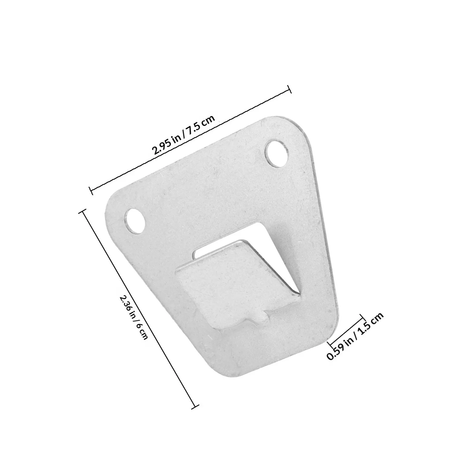 1Set Wall Mount Fan Bracket Steel Flat Bracket Universal Fan Mount Replacement Accessory Stable Support for Electric Wall Fans