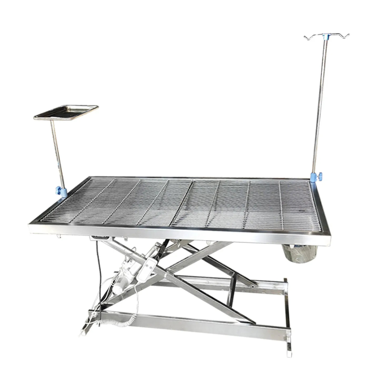 Pet operating table Stainless steel electric hydraulic lifting operating table Animal hospital Dog and cat diagnosis and treat