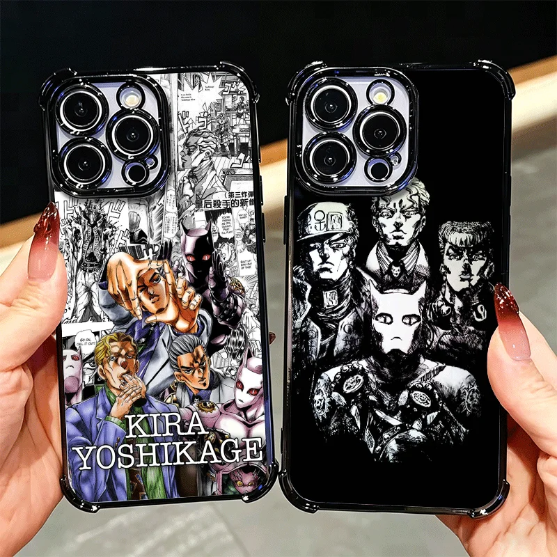 Мягкий чехол для телефона JoJo Adventure Killer Queen для Xiaomi Poco X7 X8 Pro Max X6 X5 X3 F8 Ultra F7 M8 M7 M5S Redmi 15C 15A 15 14C 13