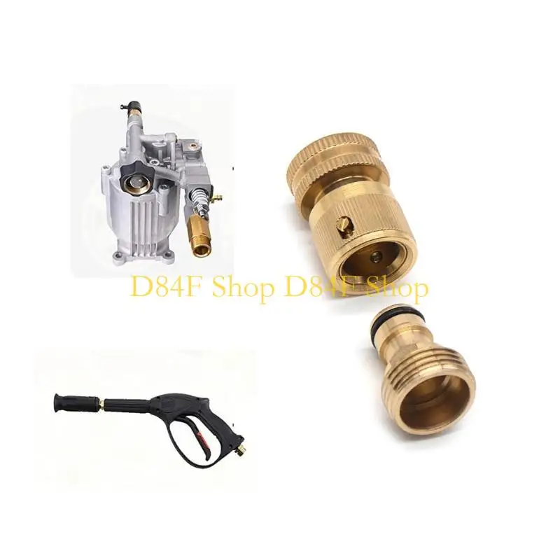 

D84f тяжелый водяной шланг Quick Fittings латунь 3/4 -дюймовый садовый шланг разъем