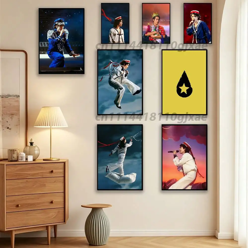 C-Conan G-Gray Wishbone Custom Classic Wall Art Canvas Print Poster Suitable for Home Living Room Decoration Painting