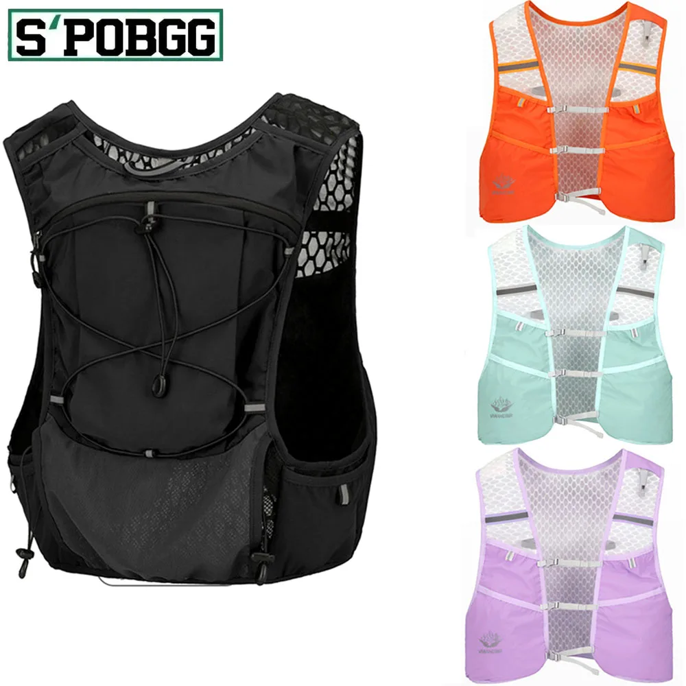 1PC Running Hydration Vest Backpack,Lightweight Insulated Pack Bag Daypack for Hiking Trail Running Cycling Race Marathon