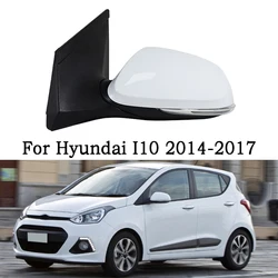 Auto Fold Turn Signal Electric Adjustment Heating Mirror Assy For Hyundai I10 2014 2015 2016 2017 Car Rearview Mirror Assembly