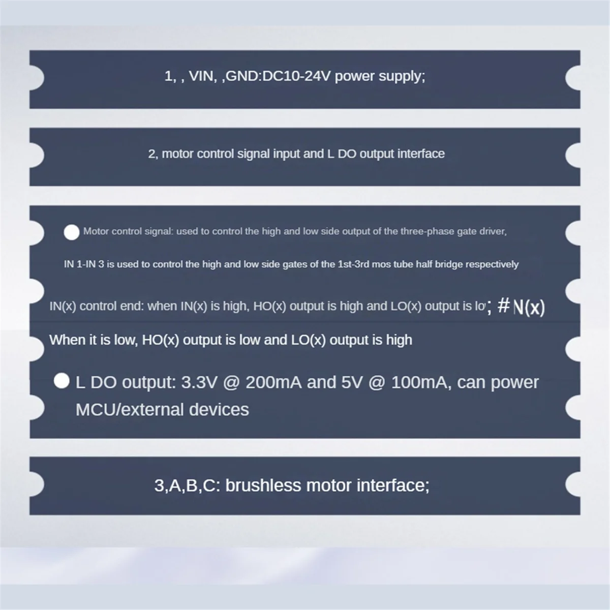 تيار مستمر فرش السيارات لوحة للقيادة FOC التحكم سائق SVPWM التحكم تيار مستمر 10-24 فولت وحدة استبدال بسيط FOC MiniT98C