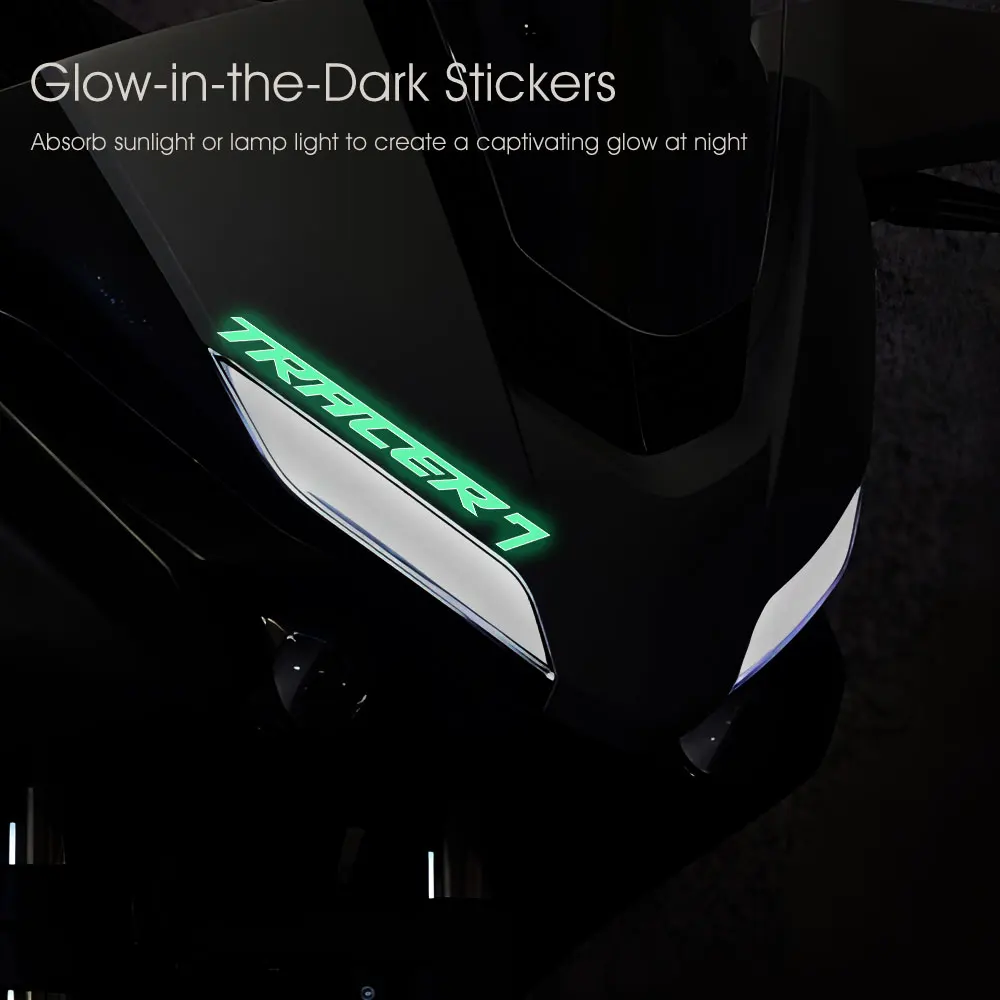 Motorcycle Glow Stickers Waterproof Decal Tracer 7 2023 Accessories for Yamaha Tracer7  2017 2018 2019 2020 2021 2022 2024