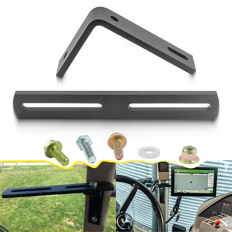 

A19I-BE23519 Monitor Mounting Bracket Kit,Tractors Round Baler Display Mounting Bracket Kit Replaces For A54657 A53254 A53255