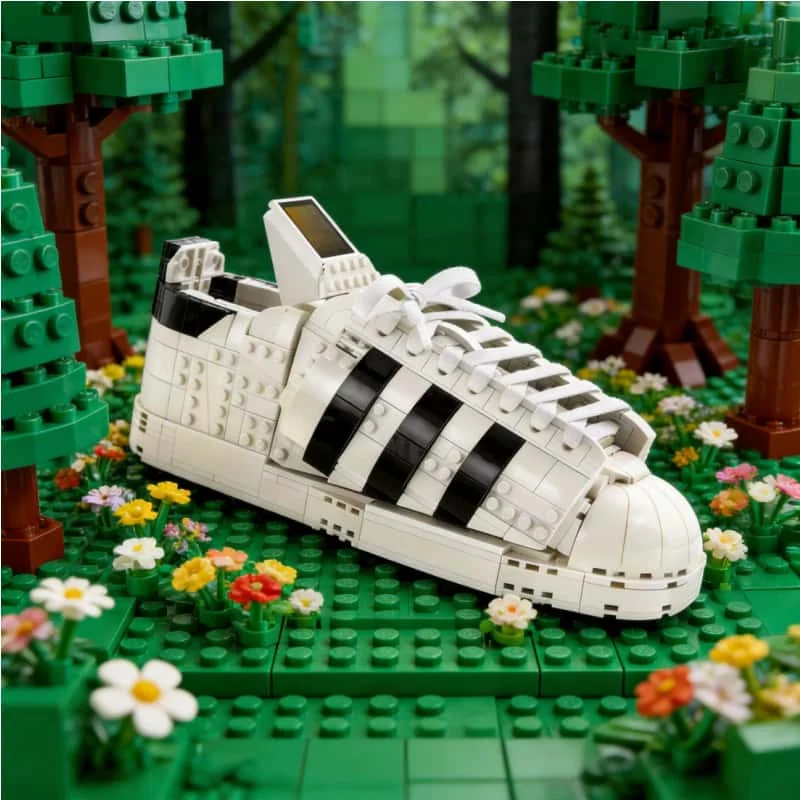 

731 Pieces of MOC super sports shoes, creative building block models, brick toys, adult Christmas birthday Christmas gifts