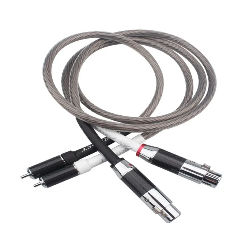 リファレンスグレードリンク - 極低温処理された 7N OCC、トリプルシールド RCA/XLR ペア ​