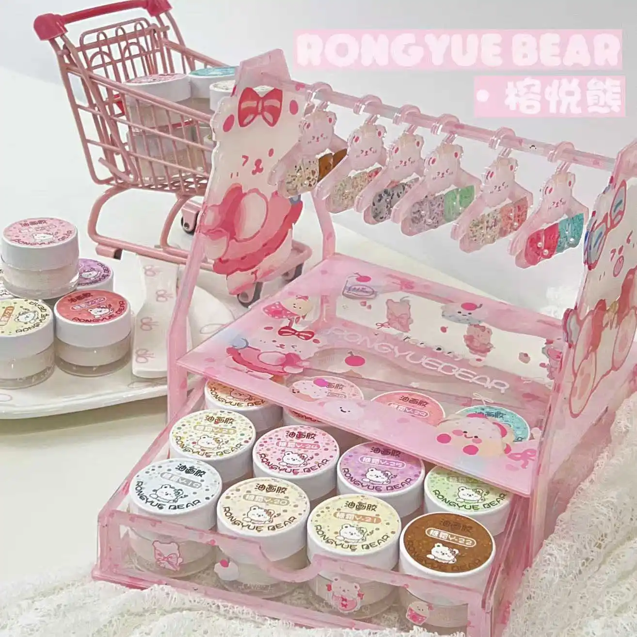 RONGYUEBEAR 12 Colors Multicolor Nail Gel Set 2025 New Fashion Hot Sale Nail Art Kit Non-toxic UV Gel Nail Salon Wholesale