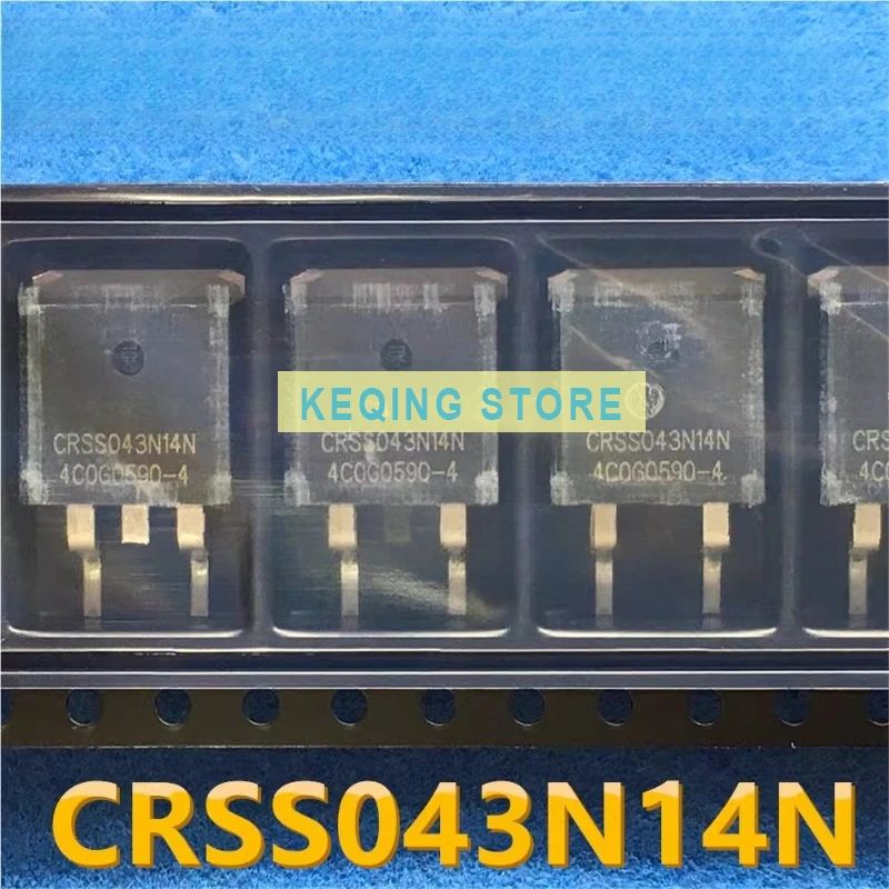 10PCS Used+Not NEW+Send after Measure  CRSS043N14N 135V 160A battery protection board MOS tube TO-263 package