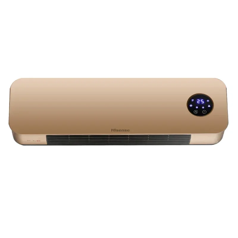 Pemanas konveksi Hisense untuk produk listrik rumah untuk pemanas udara pemanas ruangan kipas tahan Air terpasang di dinding kamar mandi 220v