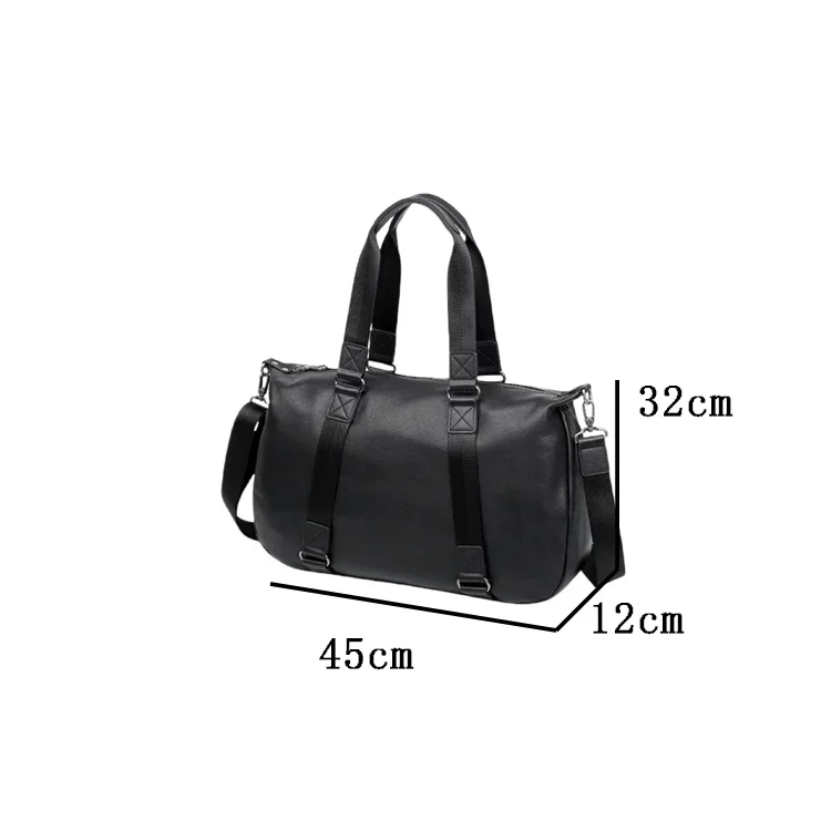 New Fashion Real Leather Handbag Lightweight Travel Bag for Men First Layer Cowhide Crossbody Bag Large Capacity shoulder Bags