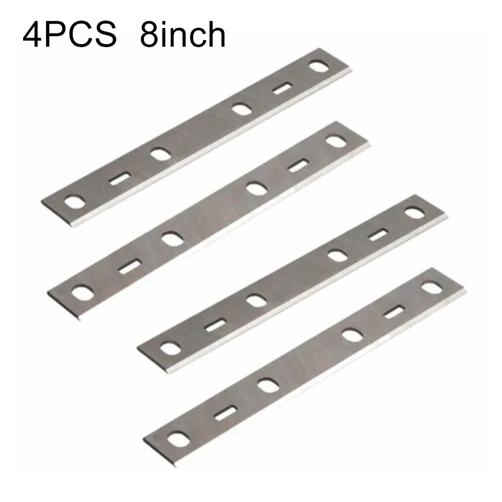 2/4PCS 8 Inch Planer Blades For Woodstar PT85 HSS Kity PT8500 Scheppach HT850 High Speed Steel Woodworking Power Tool Parts