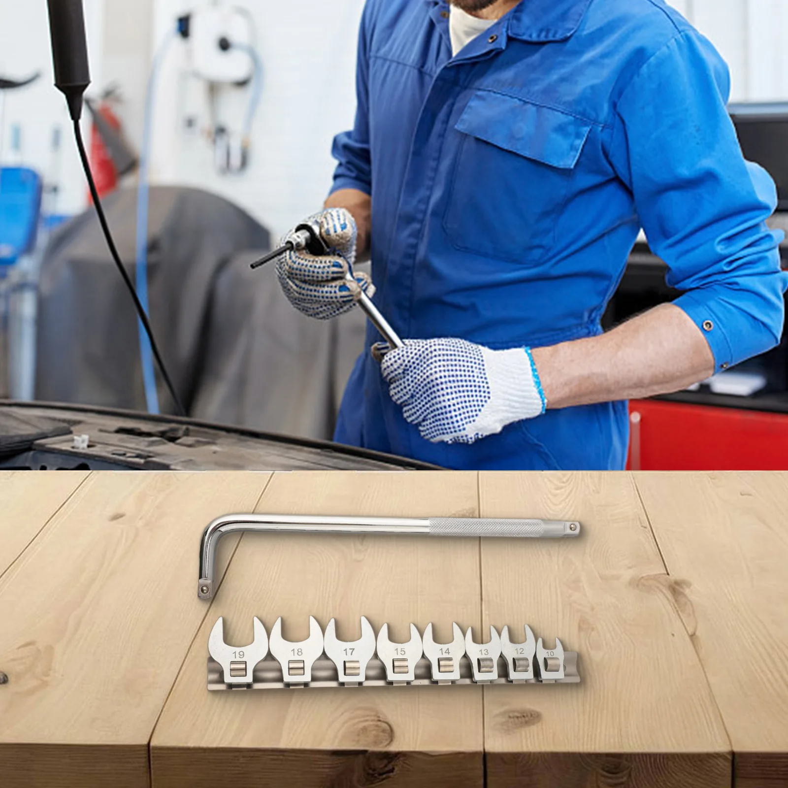 عازمة شريط وجع 3/8 بوصة محرك وجع أداة إصلاح السيارات مزدوجة نهاية المقبس مادة ممتازة والعتاد لإصلاح السيارات