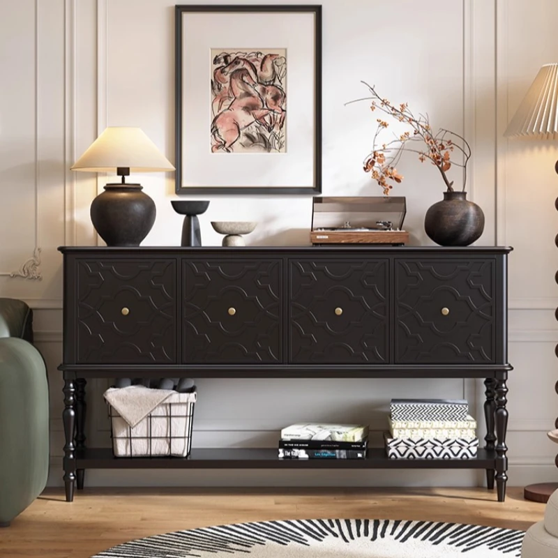

cabinet, home living room, home black medieval partition cabinet, solid wood bedroom storage, storage cabinet