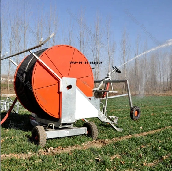

Mobile Sprinkler Irrigation Machine for Economic Crops Field Garden Roll Disc Sprinkler Irrigation Equipment.