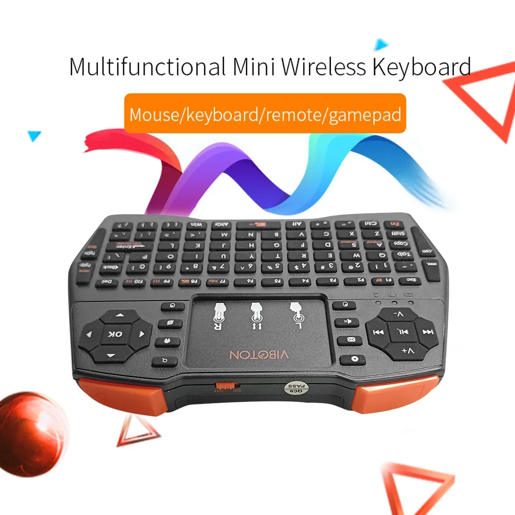 I8 Plus Mini 2.4G Wireless Keyboard Fly Air Mouse Touchpad for TV PS Englis