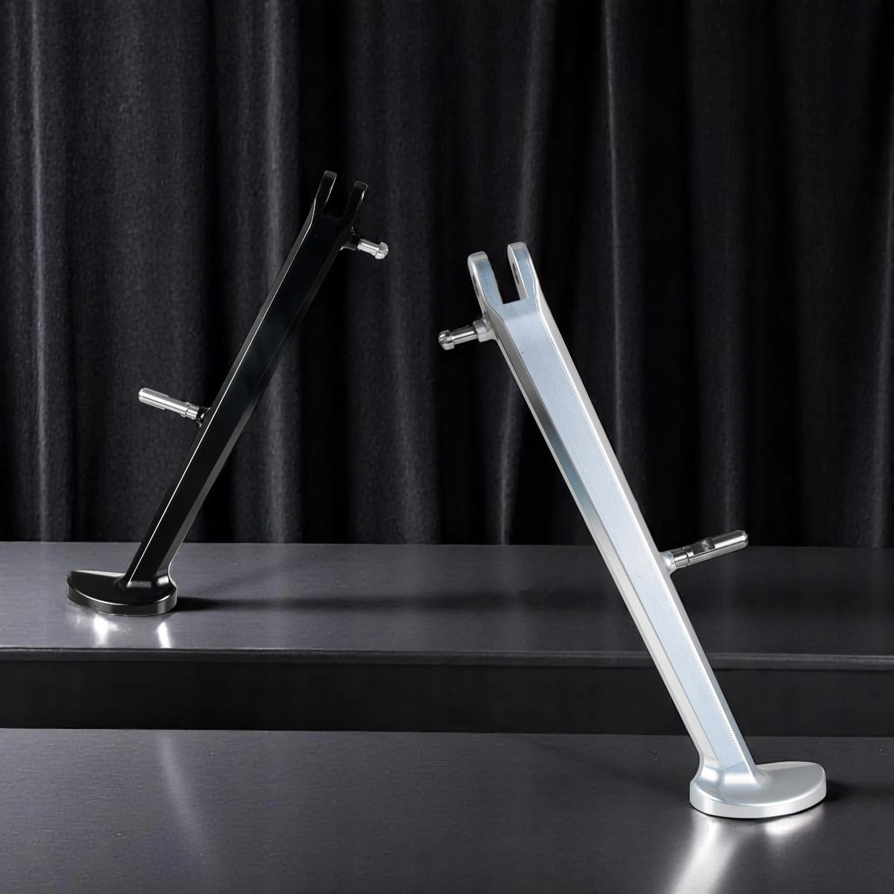 ONE.K.S 7075 سبائك الألومنيوم دراجة نارية الجانب حامل القدم لوحة جانبية مسنده تمديد ل ZX6R ZX636 2023 2024 2025 الملحقات #6