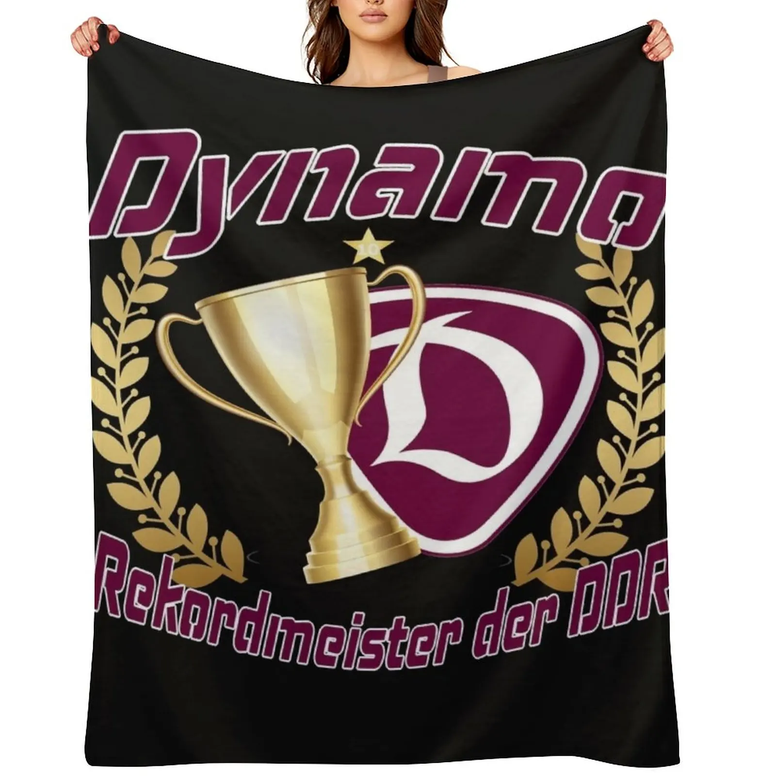 

Dynamo record champions of the GDR Throw Blanket For Sofa Thin Blankets For Sofas Soft Plaid Blankets