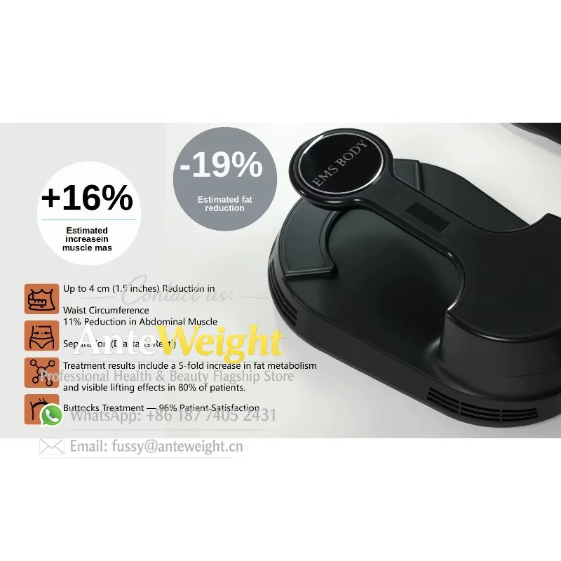 Desktop Non-Invasive Body Sculpting Machine with EMS Technology for Fat Removal and Muscle Shaping US Plug Compatible