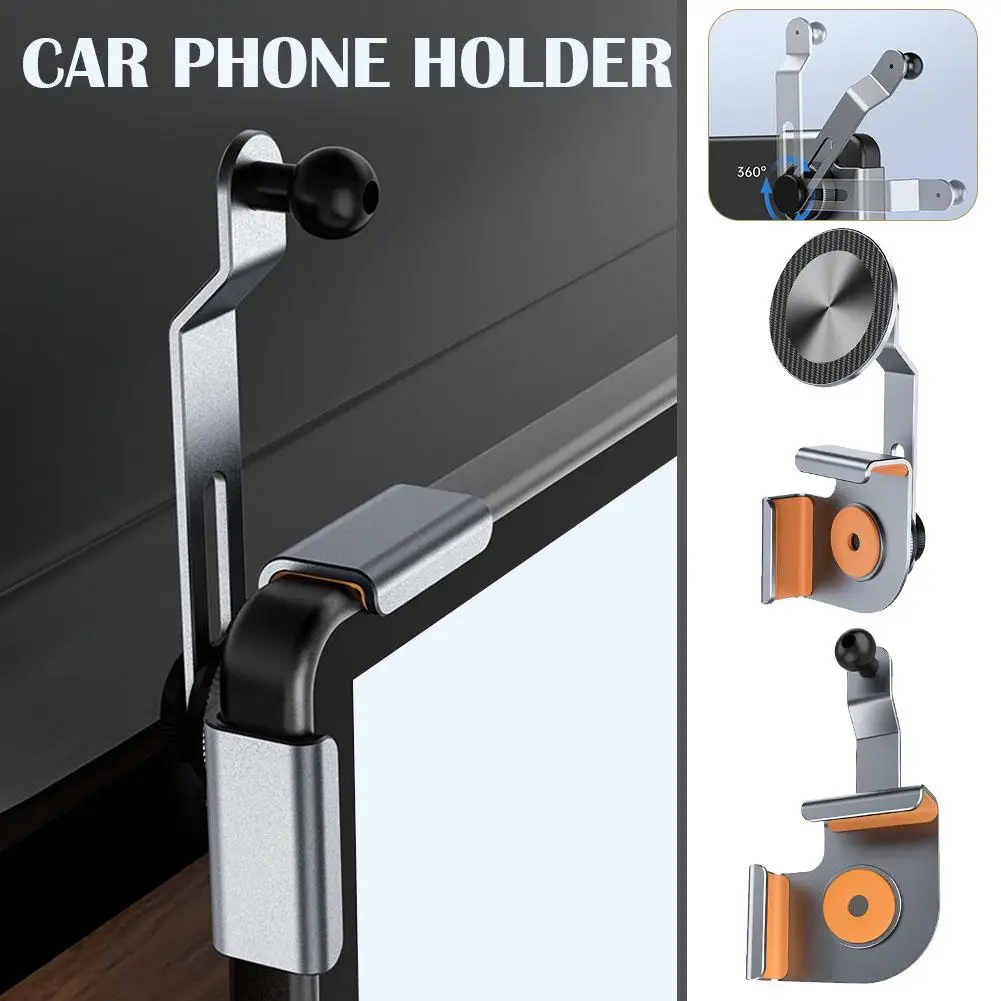 For Tesla Y/HIGHLAND 2024 Car Phone Holder Screen Side Accessories Magnetic Holder Interior Mount Free Car Adjustable I0G5