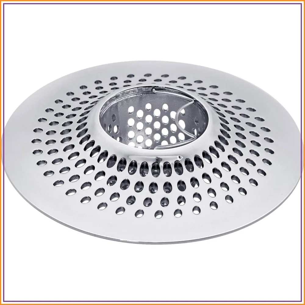 

Stainless Steel Drain Hair Catcher for Bathtub Shower, Patented Hair Trap Strainer Protector