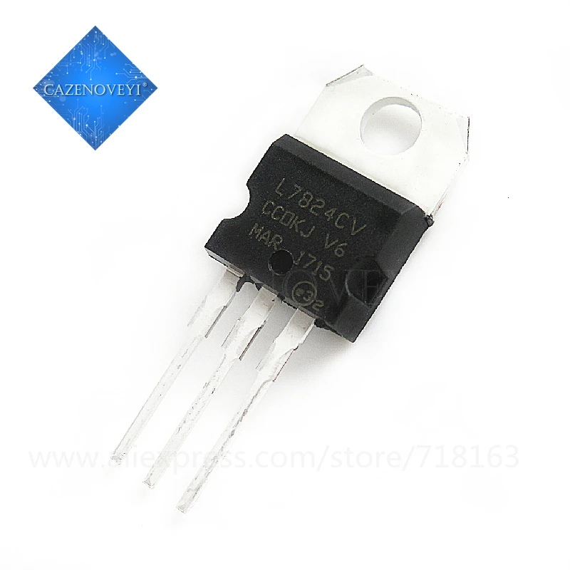 10pcs/lot MC7824 L7824CV LM7824 L7824 7824  In Stock