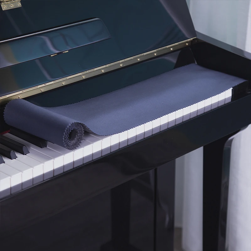 Machine Washable Piano Keyboard Cover - Waterproof Dust-Proof Cloth for 88 Keys Grand Piano Modern Home & Music School Accessory