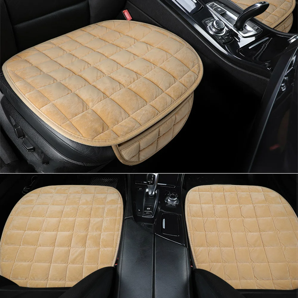 Universal Winter Warme Auto Sitz Abdeckung Kissen Anti-slip Vorderen Stuhl Sitz Atmungsaktive Pad Auto Sitz Protector Sitzbezüge für autos