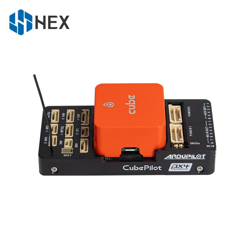 PX4 HEX 픽스호크 큐브 오렌지 + 여기에 3 GPS GNSS m8p, ADS-B 캐리어 보드 지지대 S. 버스 CPPM DSM 비행 제어