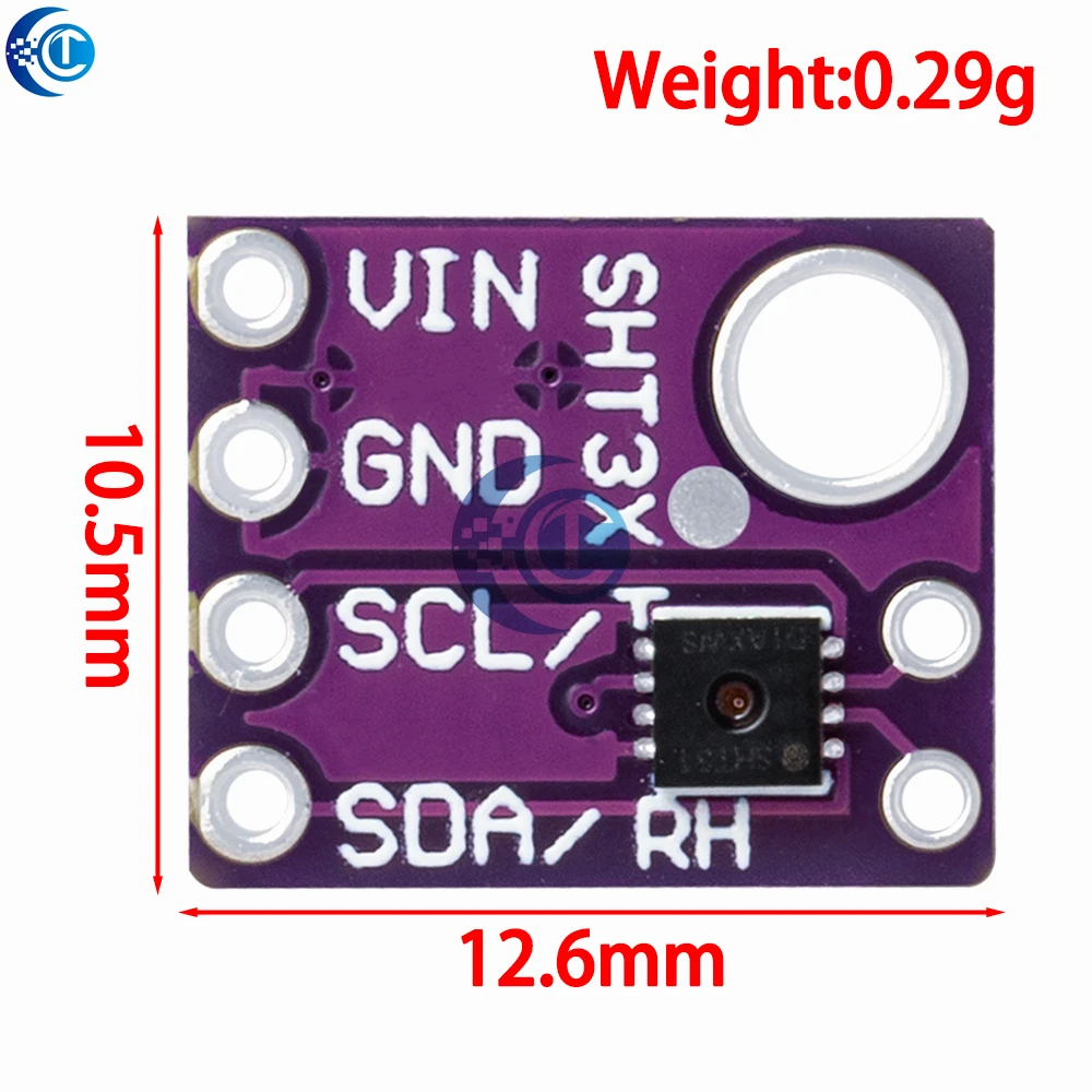 Módulos de sensores SHT31/SHT41/SHT45: detectores digitales de temperatura y humedad I2C para monitoreo ambiental