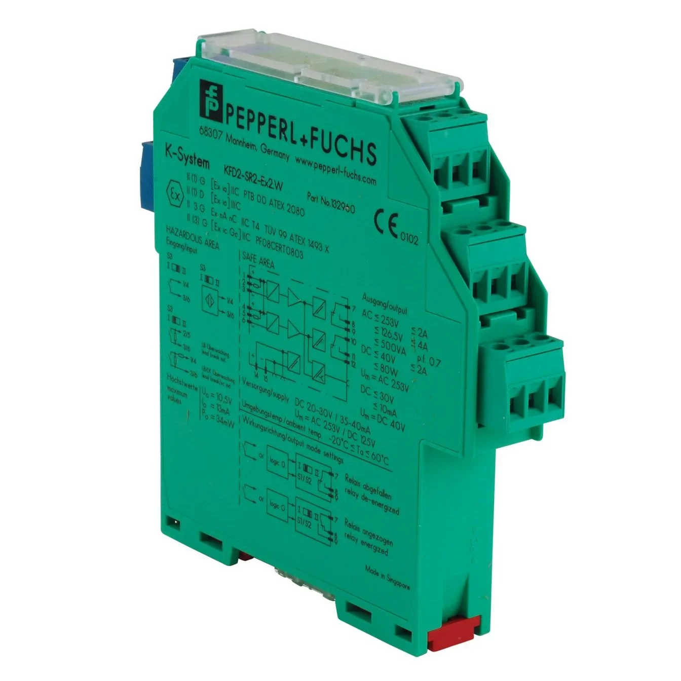 

В наличии Новый и оригинальный Pep-perl + Fu-chs KFD2-SR2-EX2.W изолятор барьер NAMUR 24VDC DIN Rail 20-30VDC релейный выход хорошая цена