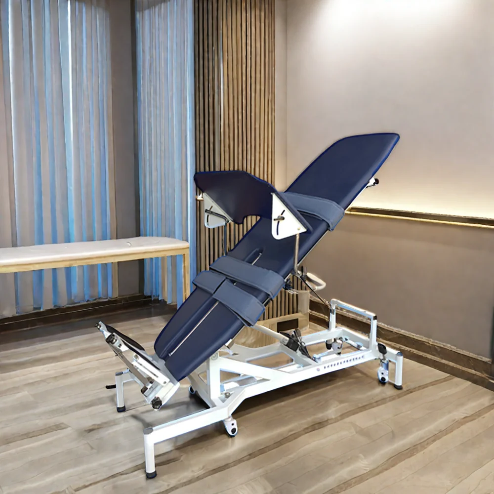 Factory Medical Supplier 85 Degree Adjust Electric Therapy standing bed Medical Tilt Table