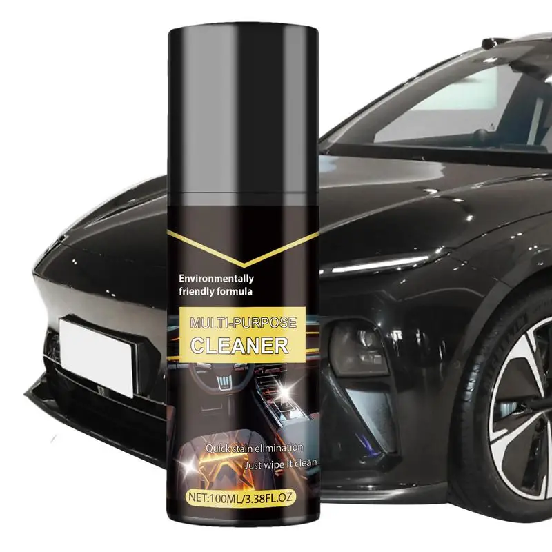 

Tire Dirt Remover Spray Multi-Purpose Foam Cleaner For Cars 100ml Interior Stain Remover Car Body Multi-scenario Application