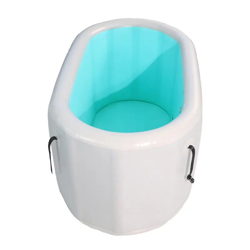 Inflatable bathtub portable ice bath soaking bucket sport fitness recovery ice therapy bucket with chiller