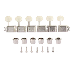 KAISH Vintage Guitar Tuning Keys Guitar Tuners Machine Heads for ST TL Ivory /Nickel/Chrome/Black/ Gold