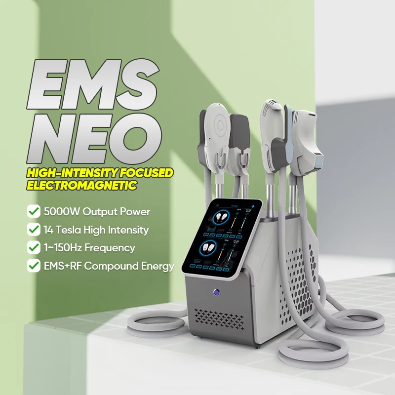 

4 in 1 EMS NEO Body Contouring Machine Electromagnetic Muscle Stimulation Non-Invasive Fat Burning Weight Loss Beauty Device